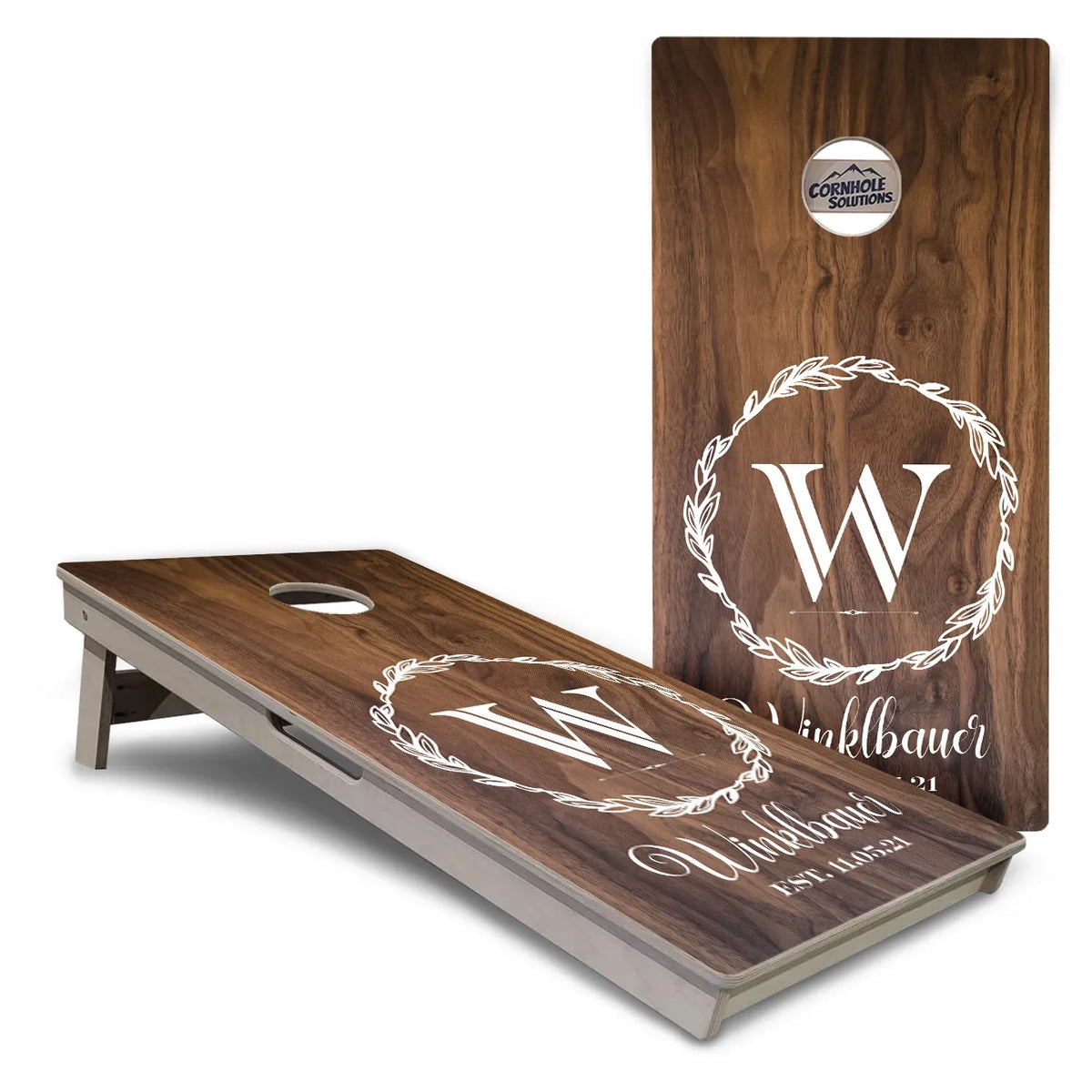 Wreath Cornhole Boards – Tournament Series