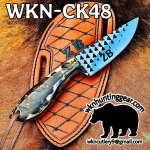 File-Work Spine Drop Point Hunter Knife product detail, view 2
