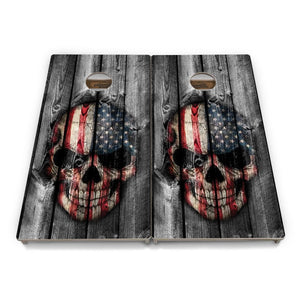 Skull Flag Cornhole Boards – Tournament Series