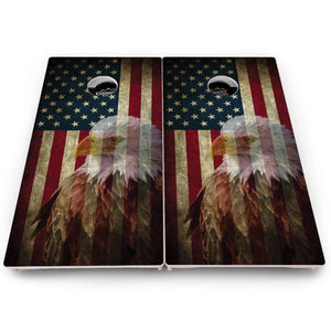 Eagle Flag Cornhole Boards – Pro Lite or Pro Elite