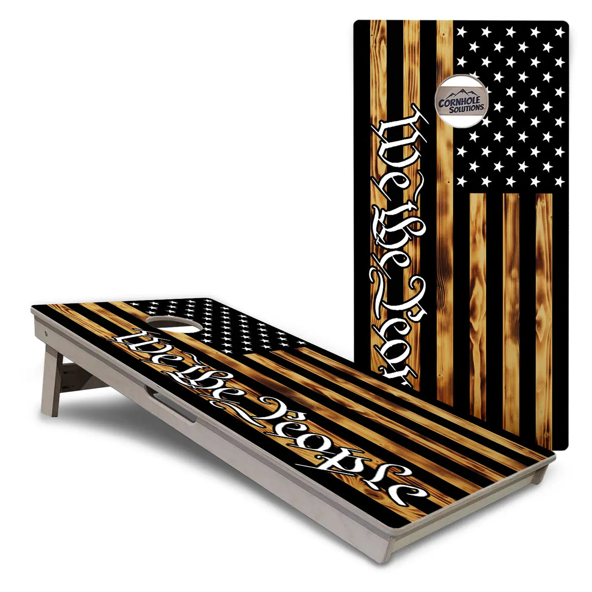 WTP Rustic Flag Cornhole Boards – Tournament Series