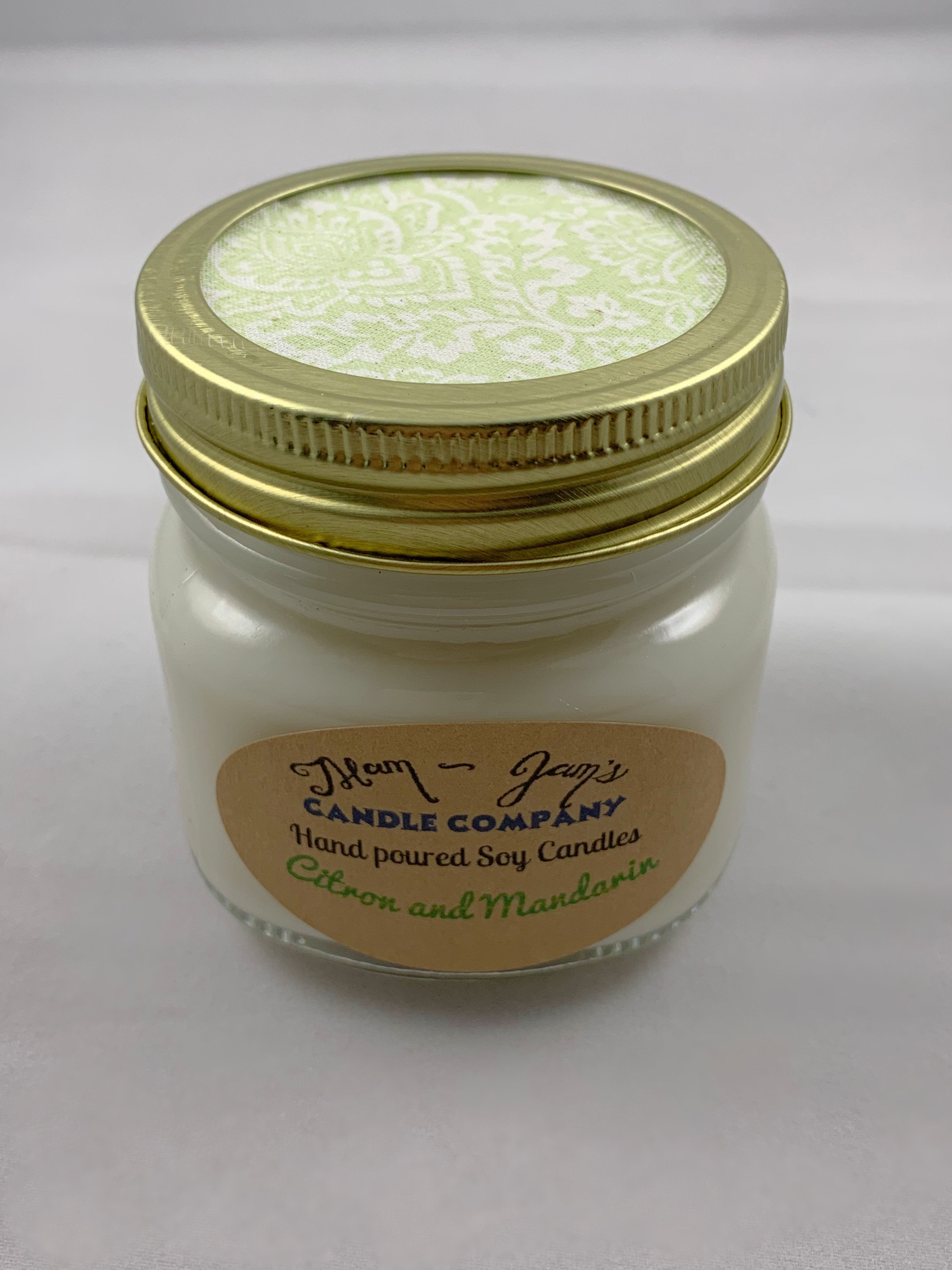 Citrus Agave Soy Candle – Bright & Citrus Scent | Mam Jam’s