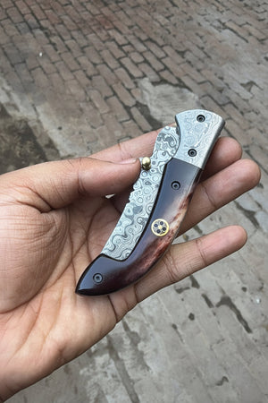 Twilight Burl Folder Knife product detail, view 4