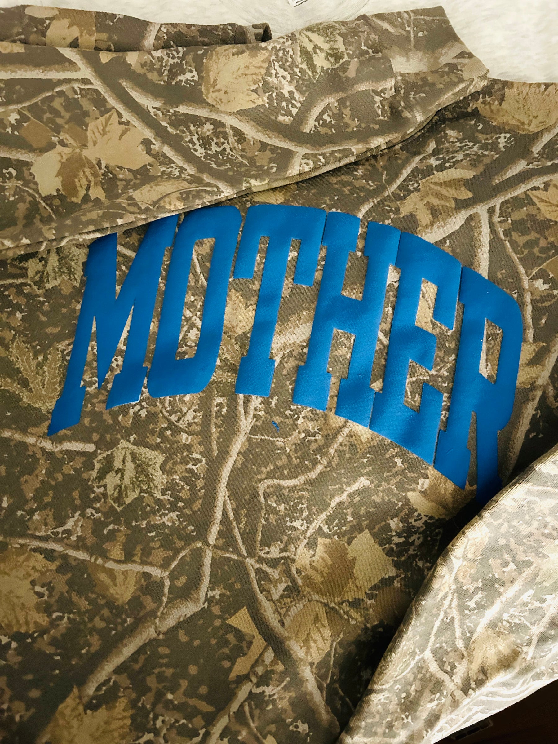 MOTHER (Royal) Camo Sweatshirt