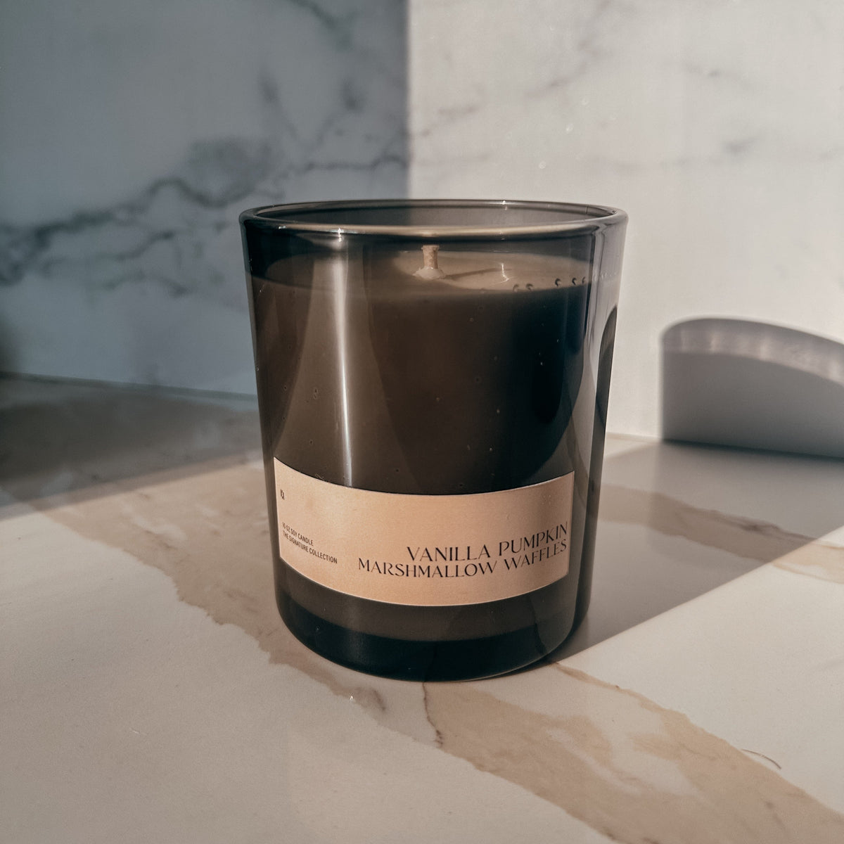 Vanilla Pumpkin Marshmallow Waffles Soy Candle by Pretty Honest Candles