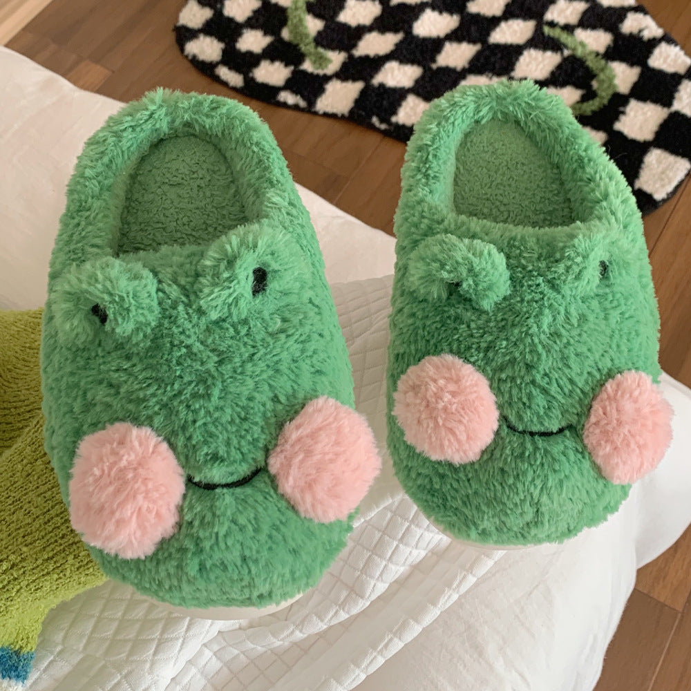 Fantastic Cartoon Frog Slippers by The Mississippi Mermaid Mercantile - view 4