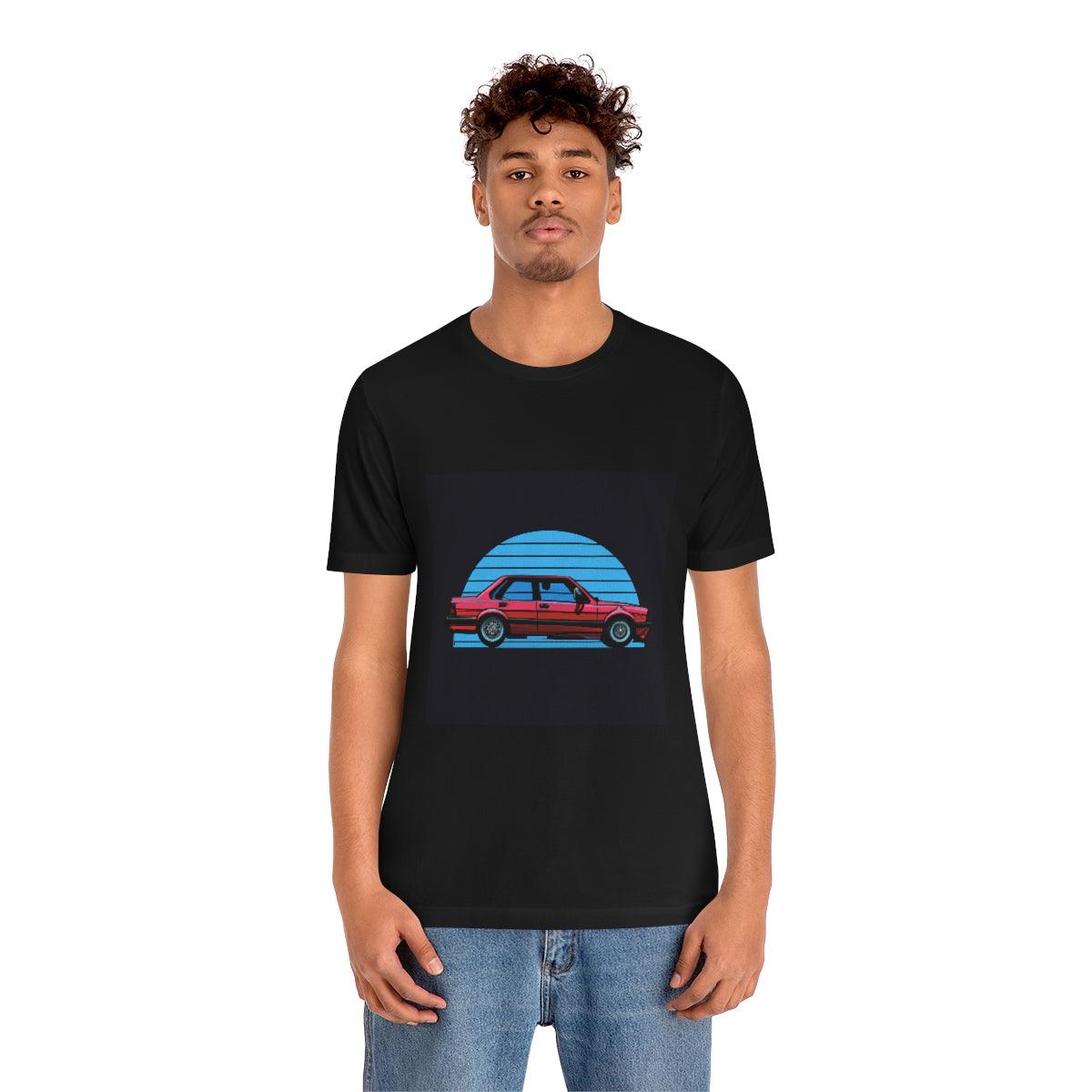 vintage style e30 4 door tshirt