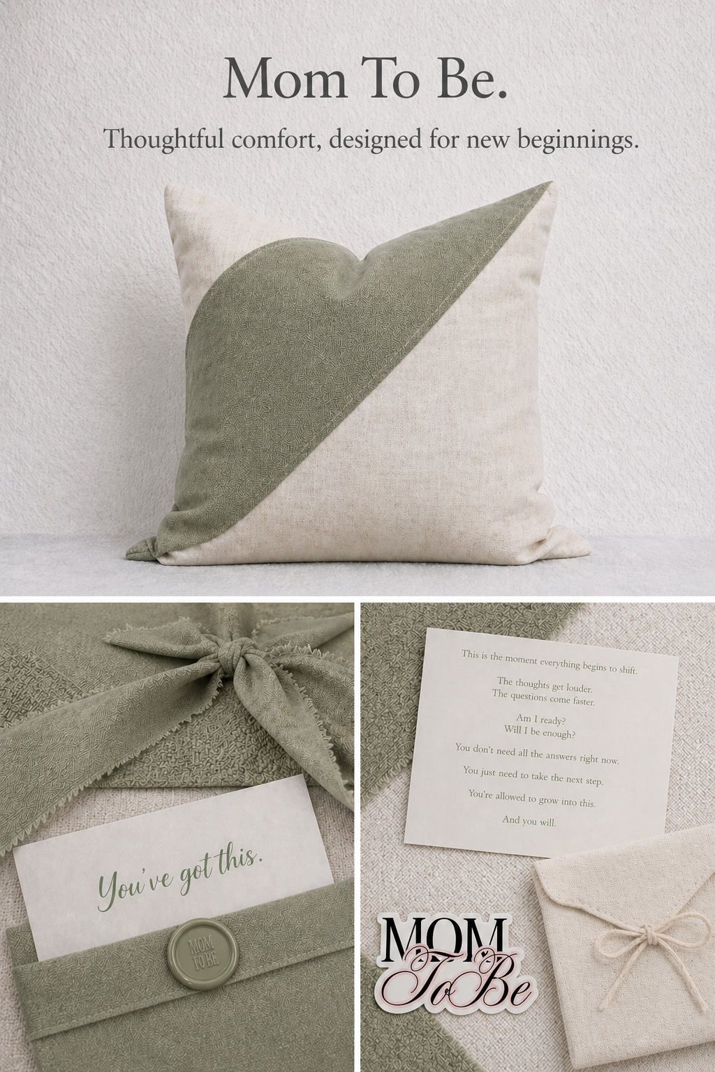 Mom to Be Pillow Pack by PillowPackShop