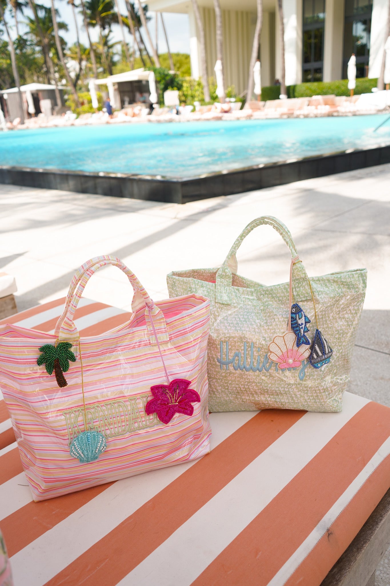 Cabana Clear Coat Tote