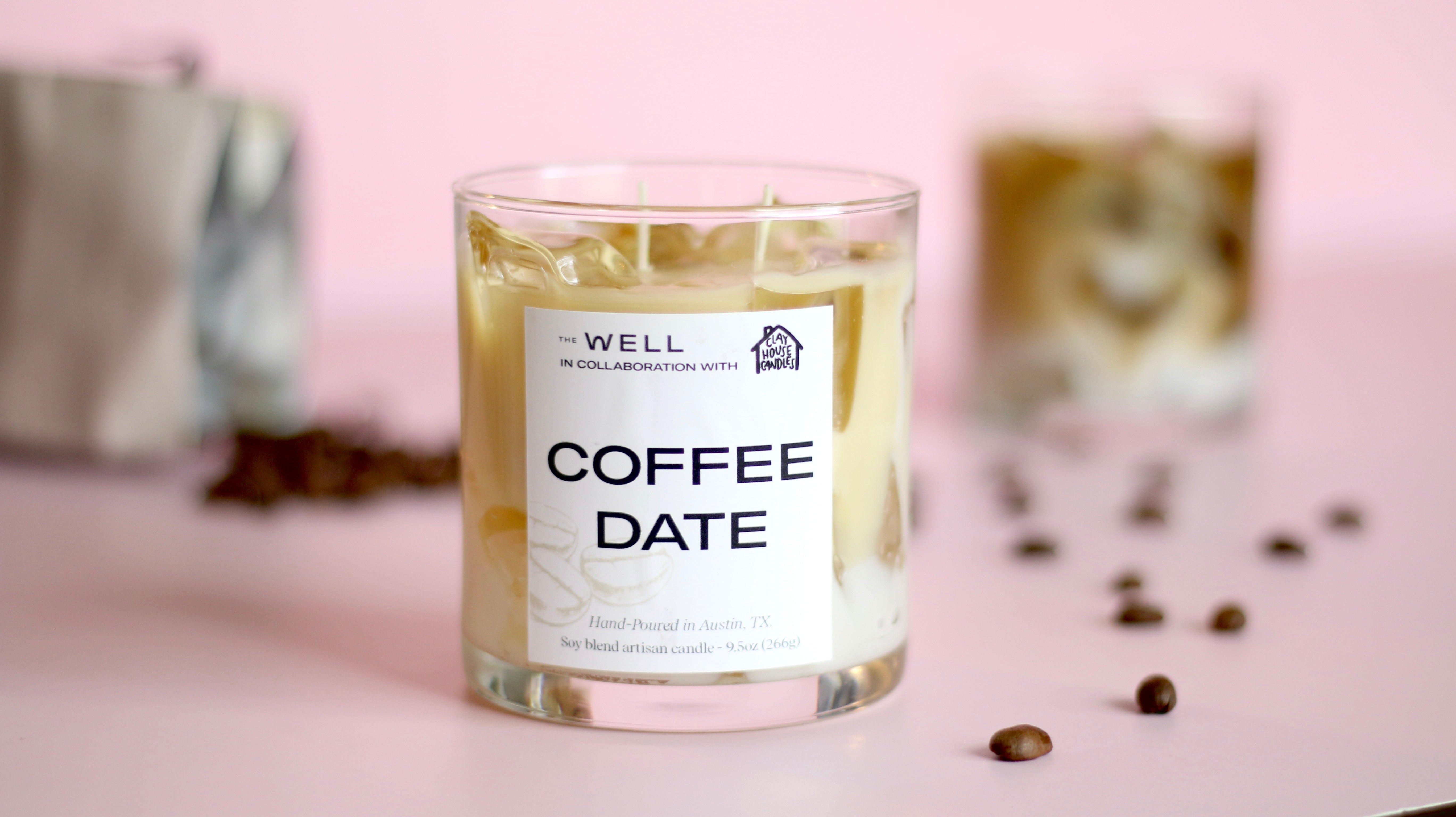 Coffee Date Container Candle by Clay House Candles image 1