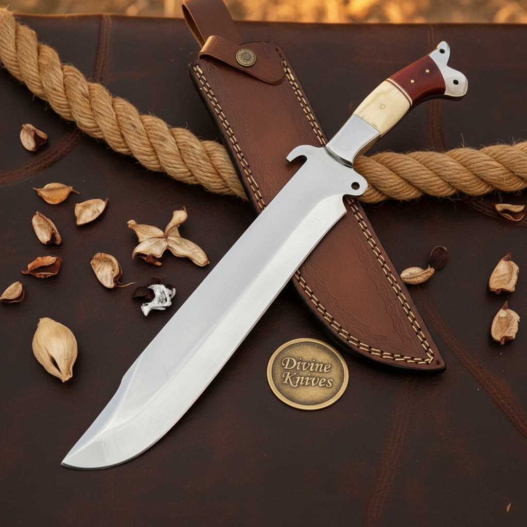 William Scagel Style Clip Point Bowie with Historic Design