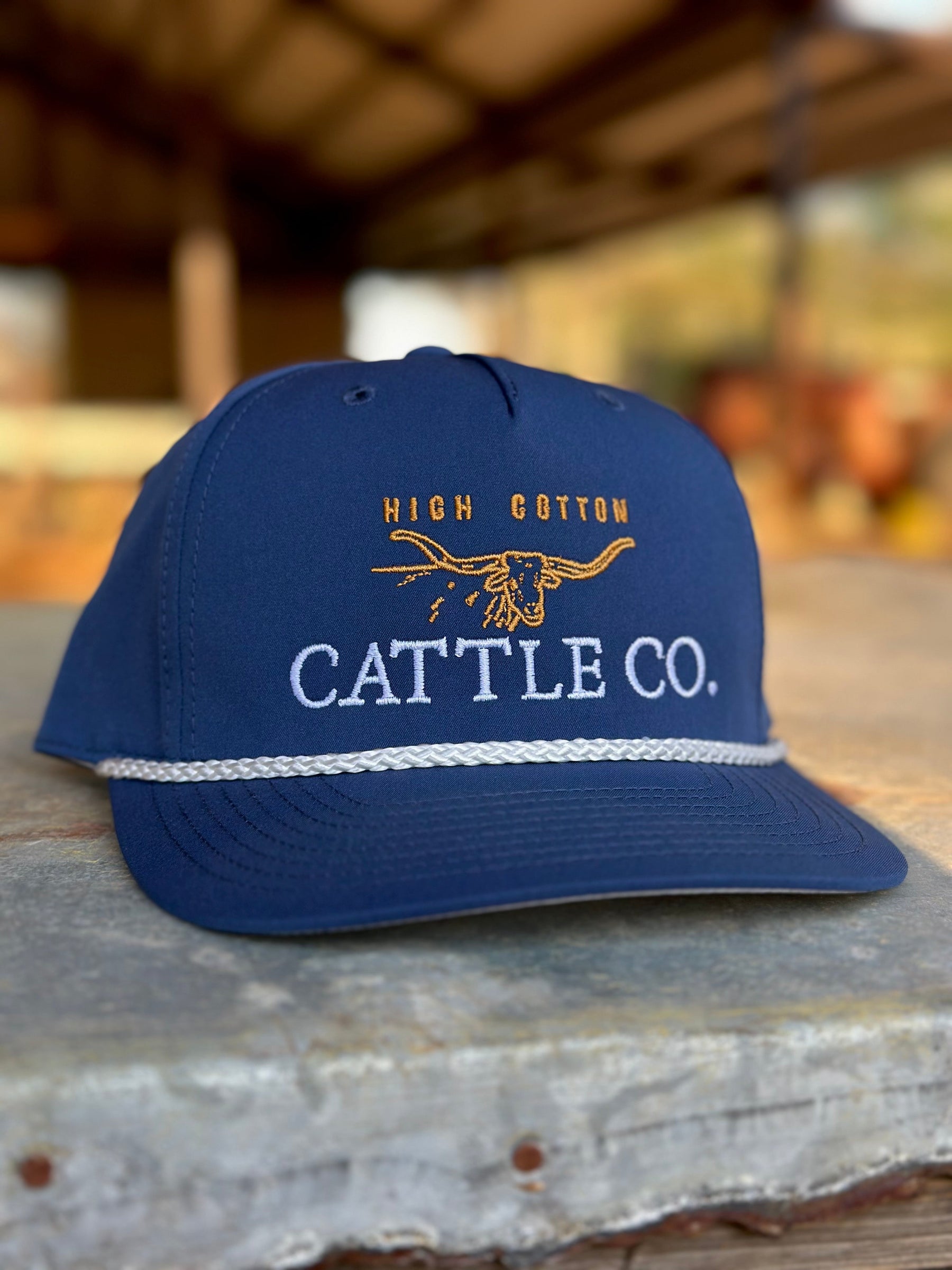 The Cattleman Blue Performance Hat by High Cotton Hat Co in Texas