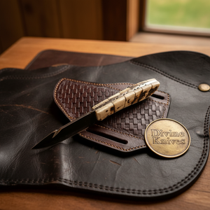 Stag Handle Gut Hook Skinner Knife product detail, view 4