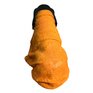 Tennessee Volunteers Mascot, Smokey, in Big Orange Knit Blanket - for Garden, Yard, Home Decor and Porch.