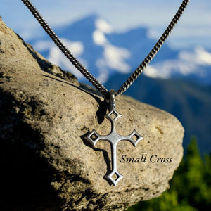 Gothic Medieval Cross Necklace - Bronze by Forged By Fire — view 2 of 8