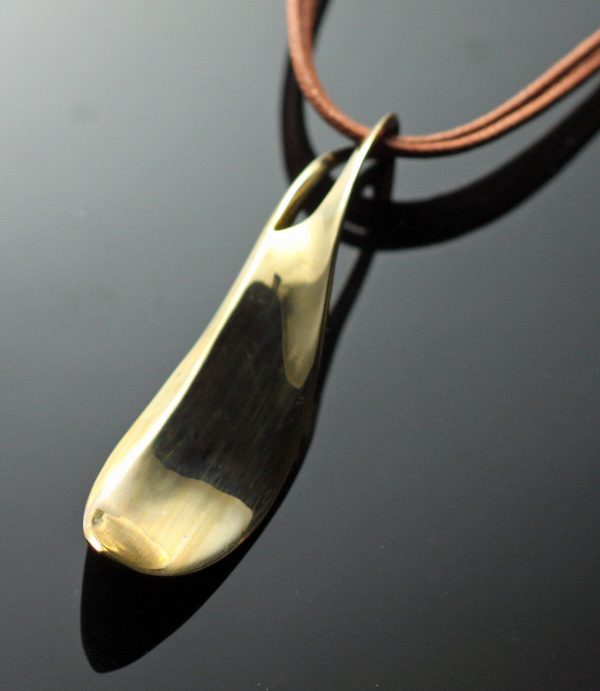 Bronze Wave Pendant-BRP1007