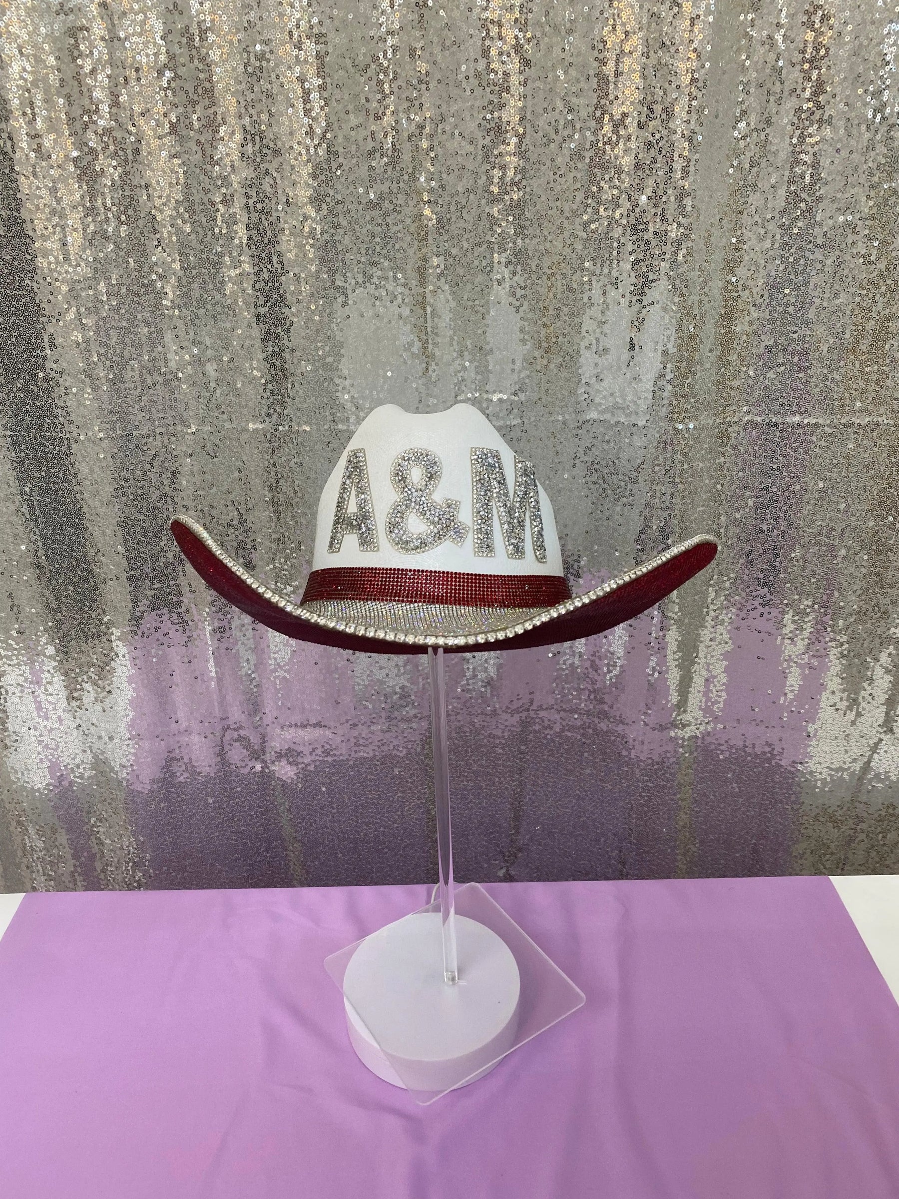 A&M Hat by Rhinestone Cowgirl, Southern lifestyle apparel detail photo 3