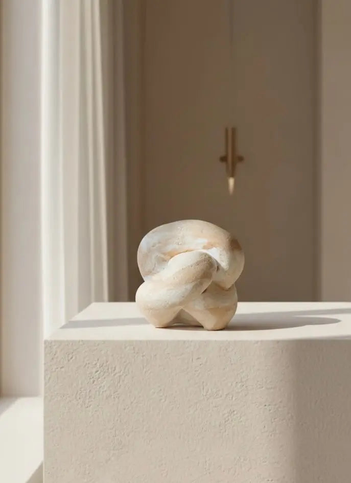 Abstract Stone Decor by Believe Candle, Southern home decor detail photo 4