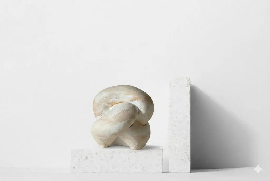 Abstract Stone Decor by Believe Candle, Southern home decor detail photo 5