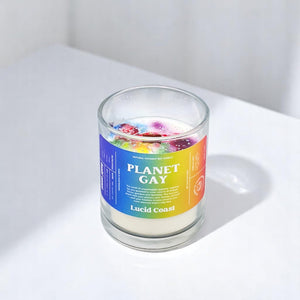 Planet Gay Massage Candle by Lucid Coast Co. product image 1