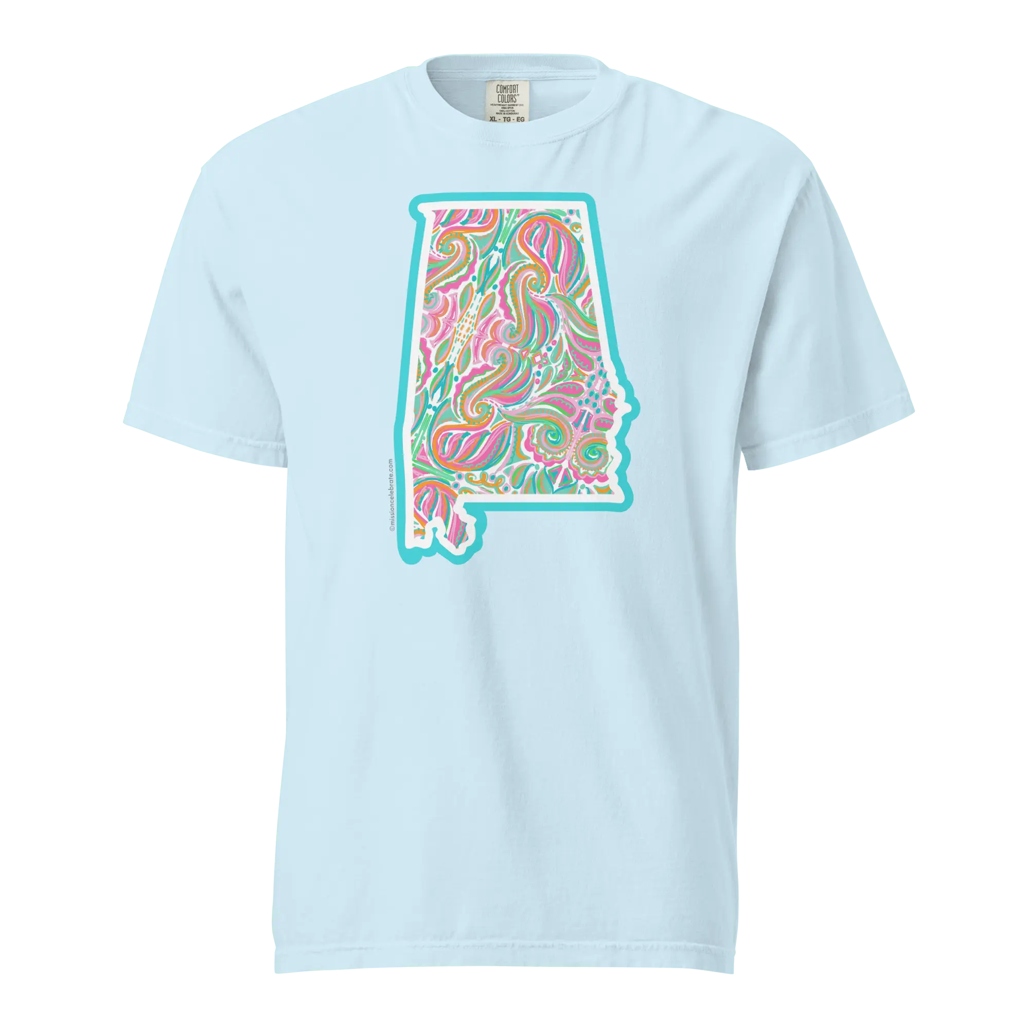 Alabama T-Shirt: Jubilee Abstract Art by Southern Artist Leslie Gonce | Main Street Collective
