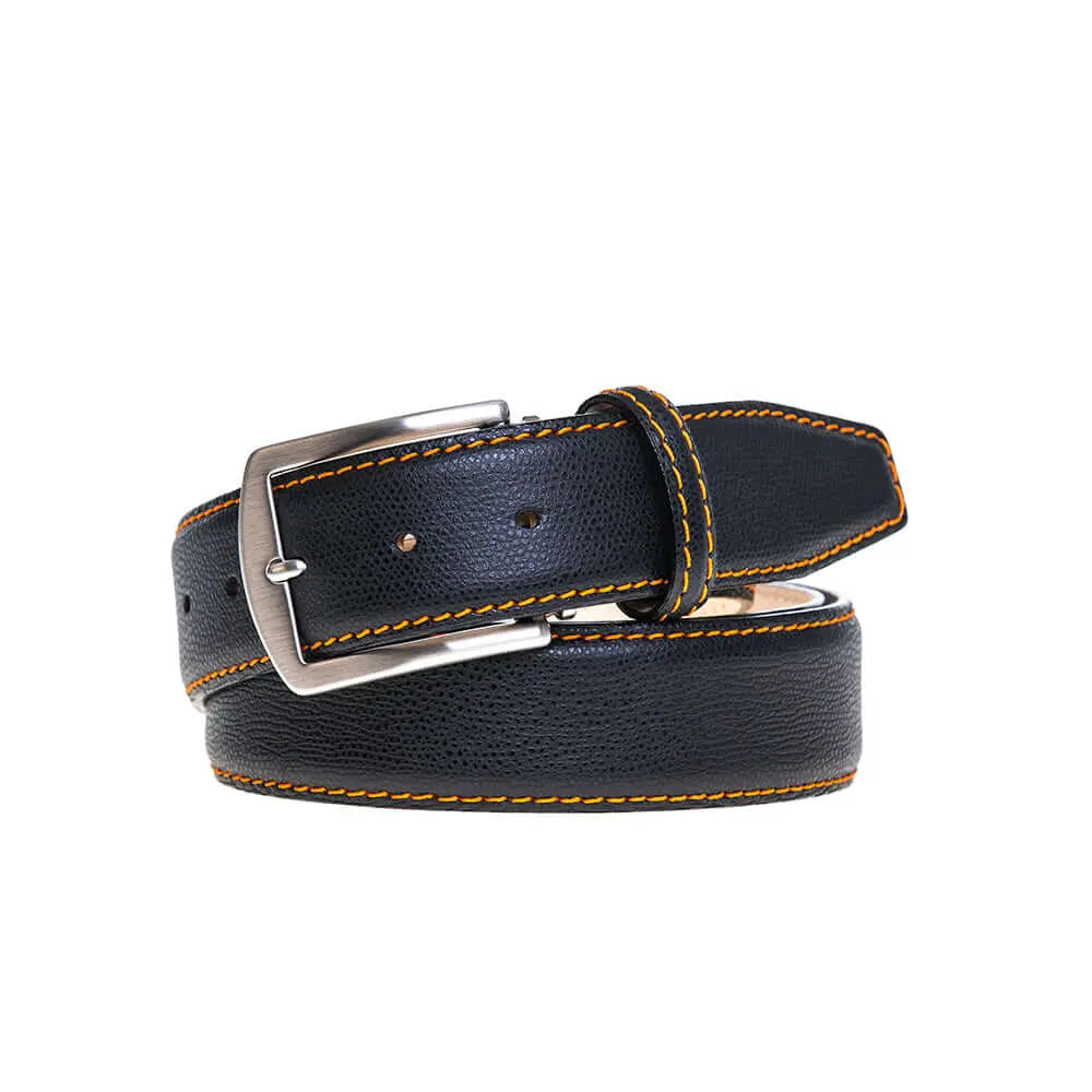 Alexander Roman Italian Calf Belt by Roger Ximenez: Bespoke Belts and Leather Accessories, handmade leather goods main product photo