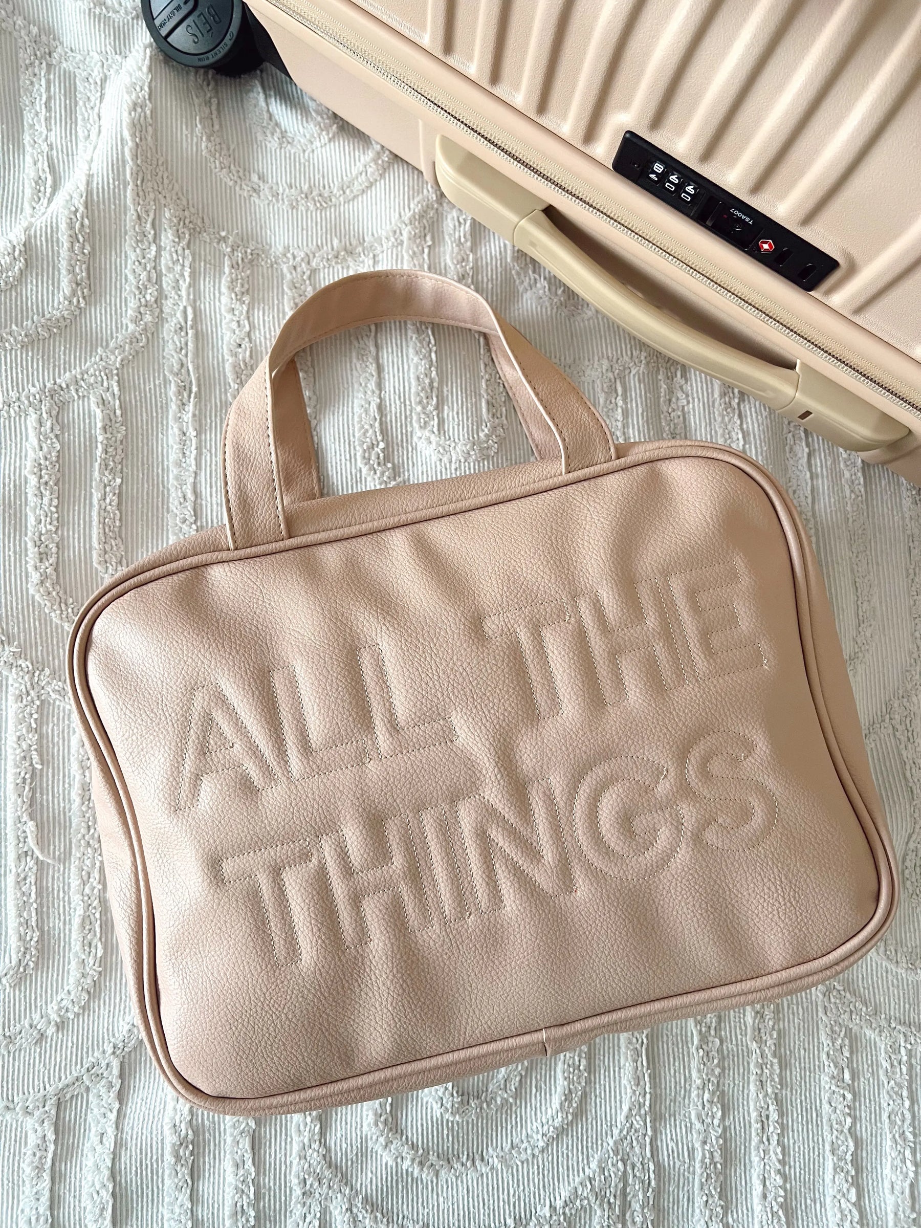 All The Things - Leather Hanging Bag by KenzKustomz, handmade leather goods detail photo 11