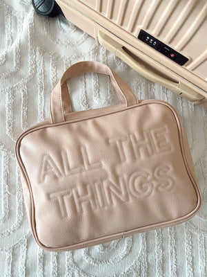 All The Things - Leather Hanging Bag by KenzKustomz, handmade leather goods detail photo 11