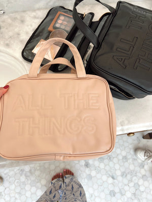 All The Things - Leather Hanging Bag by KenzKustomz, handmade leather goods detail photo 14