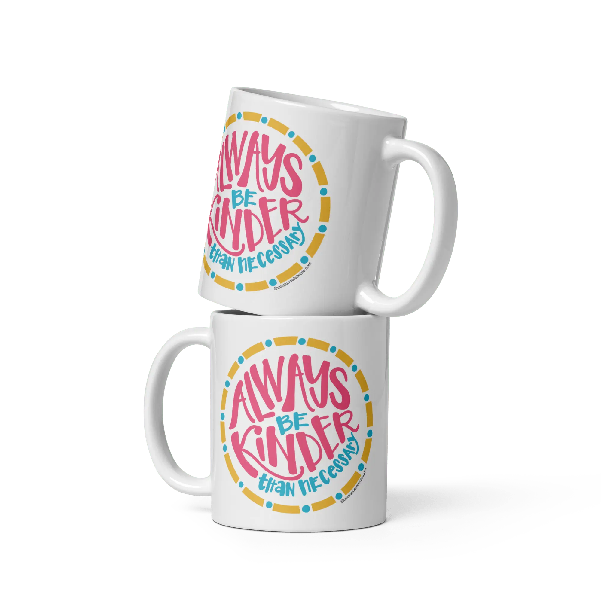 Stacked "Be Kinder" Coffee Mugs | Main Street Collective | Gift Idea