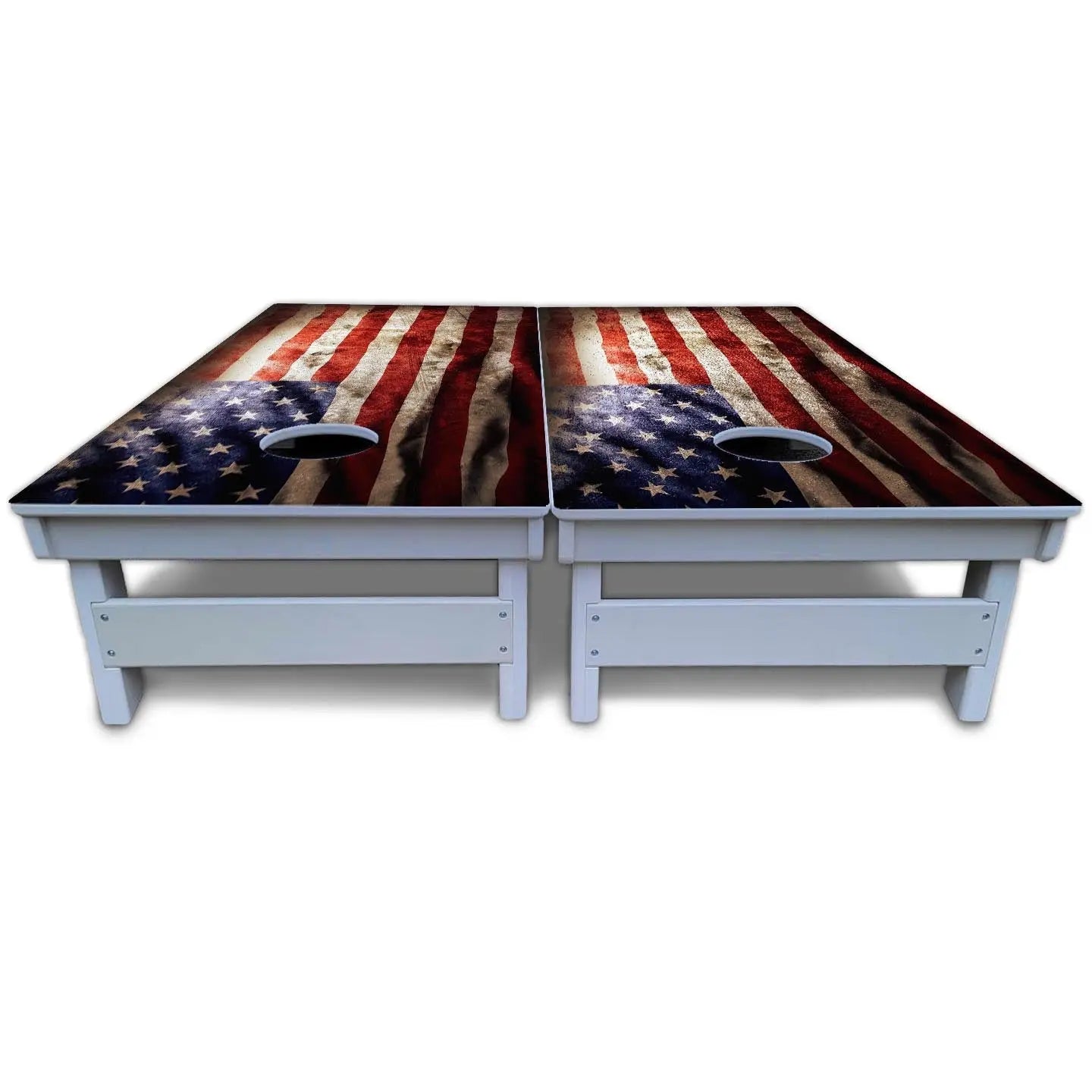 American Flag Cornhole Boards - All Weather Series by Cornhole Solutions, custom cornhole board detail photo 5