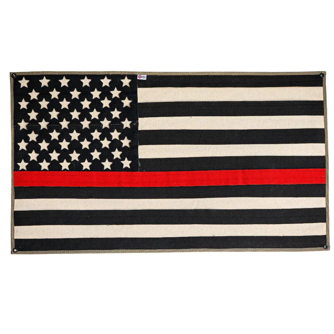 American Flag - Fire Hose - Thin Red Line Recycled Firefighter