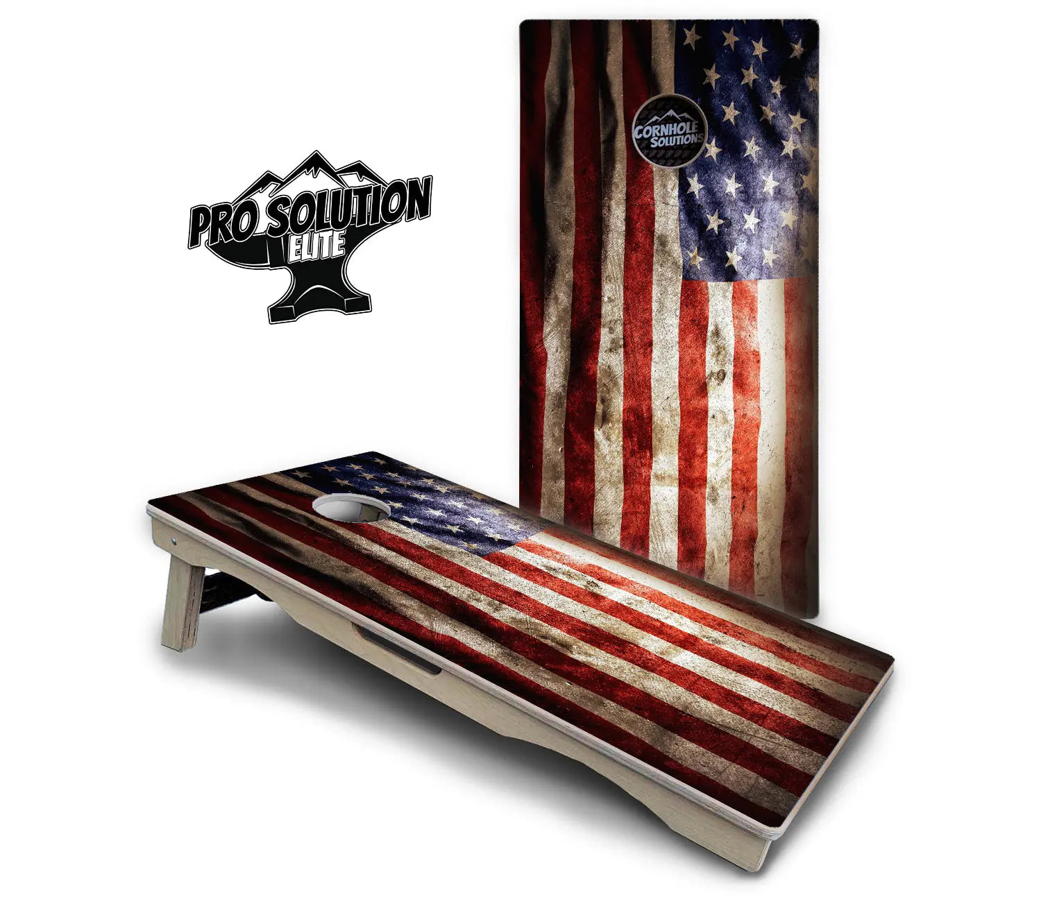 American Flag589 Cornhole Boards - Pro Solution Elite Series Cornhole Solutions