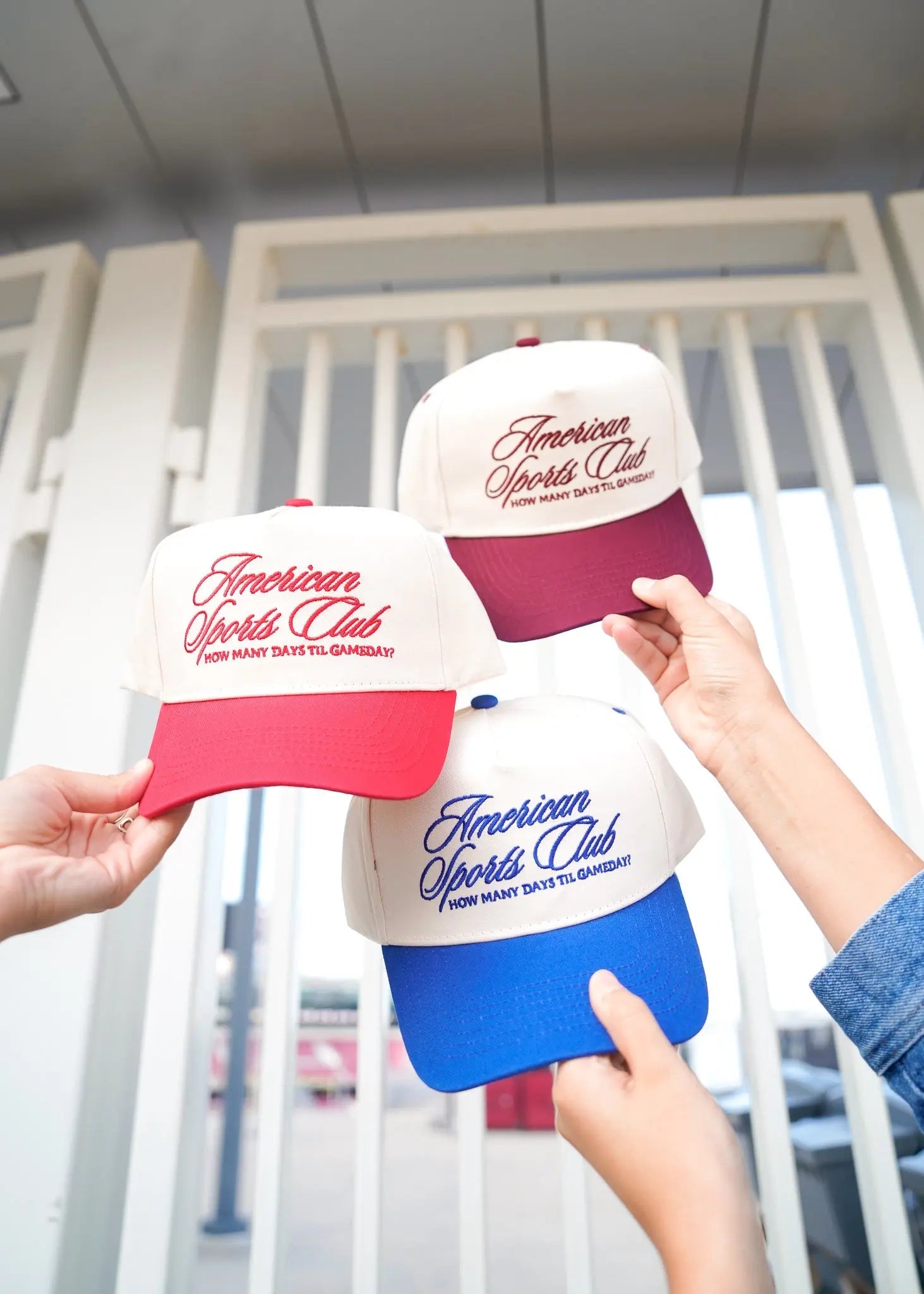 American Sports Club Vintage Trucker Hat KenzKustomz
