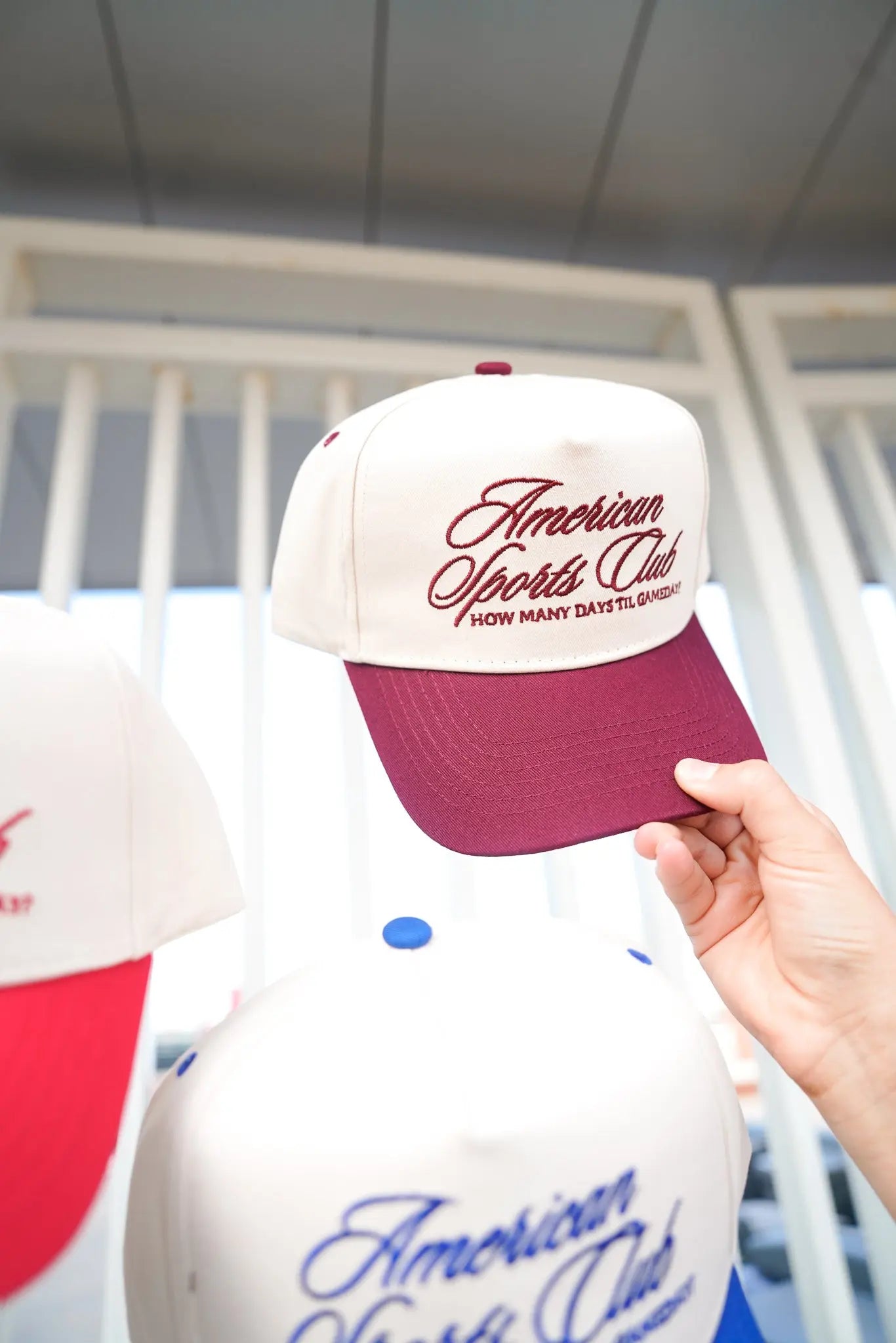 American Sports Club Vintage Trucker Hat KenzKustomz