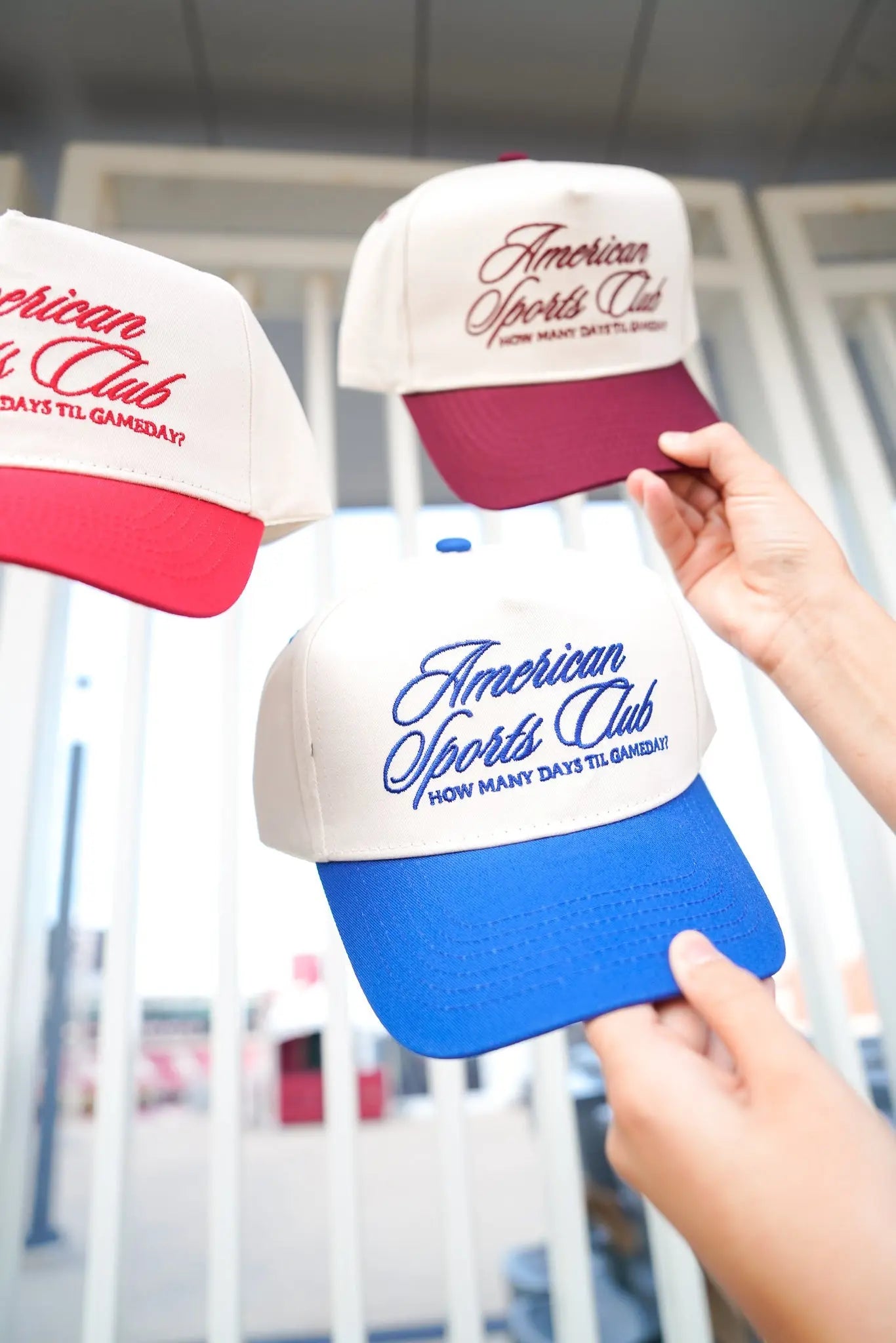 American Sports Club Vintage Trucker Hat KenzKustomz