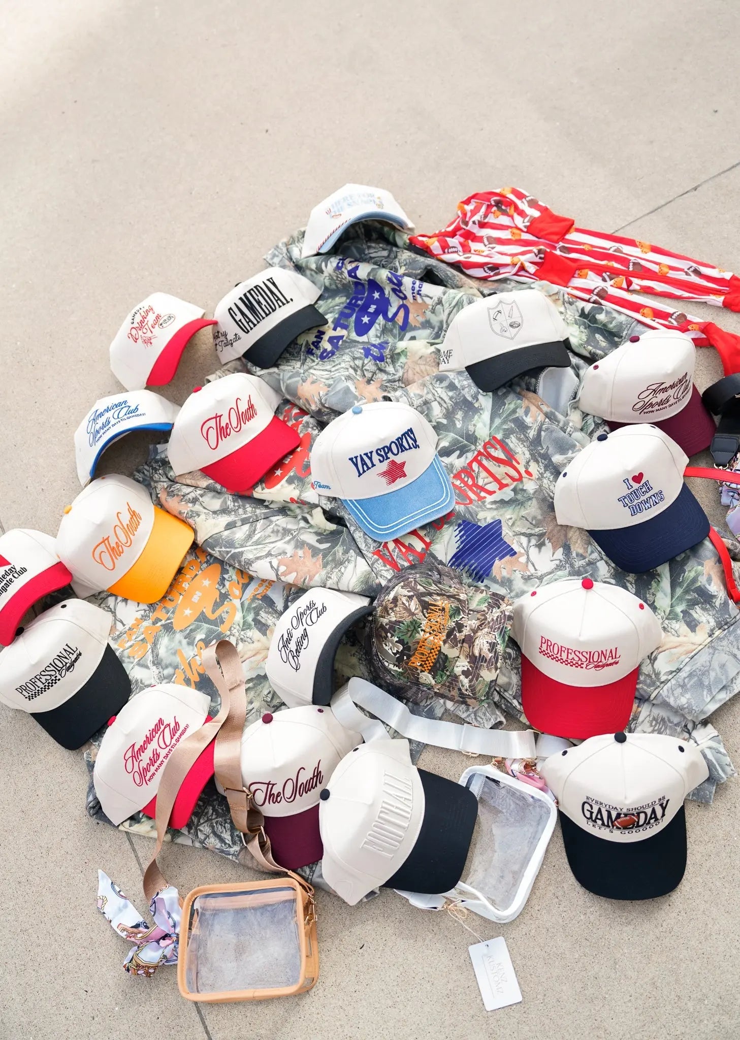 American Sports Club Vintage Trucker Hat KenzKustomz