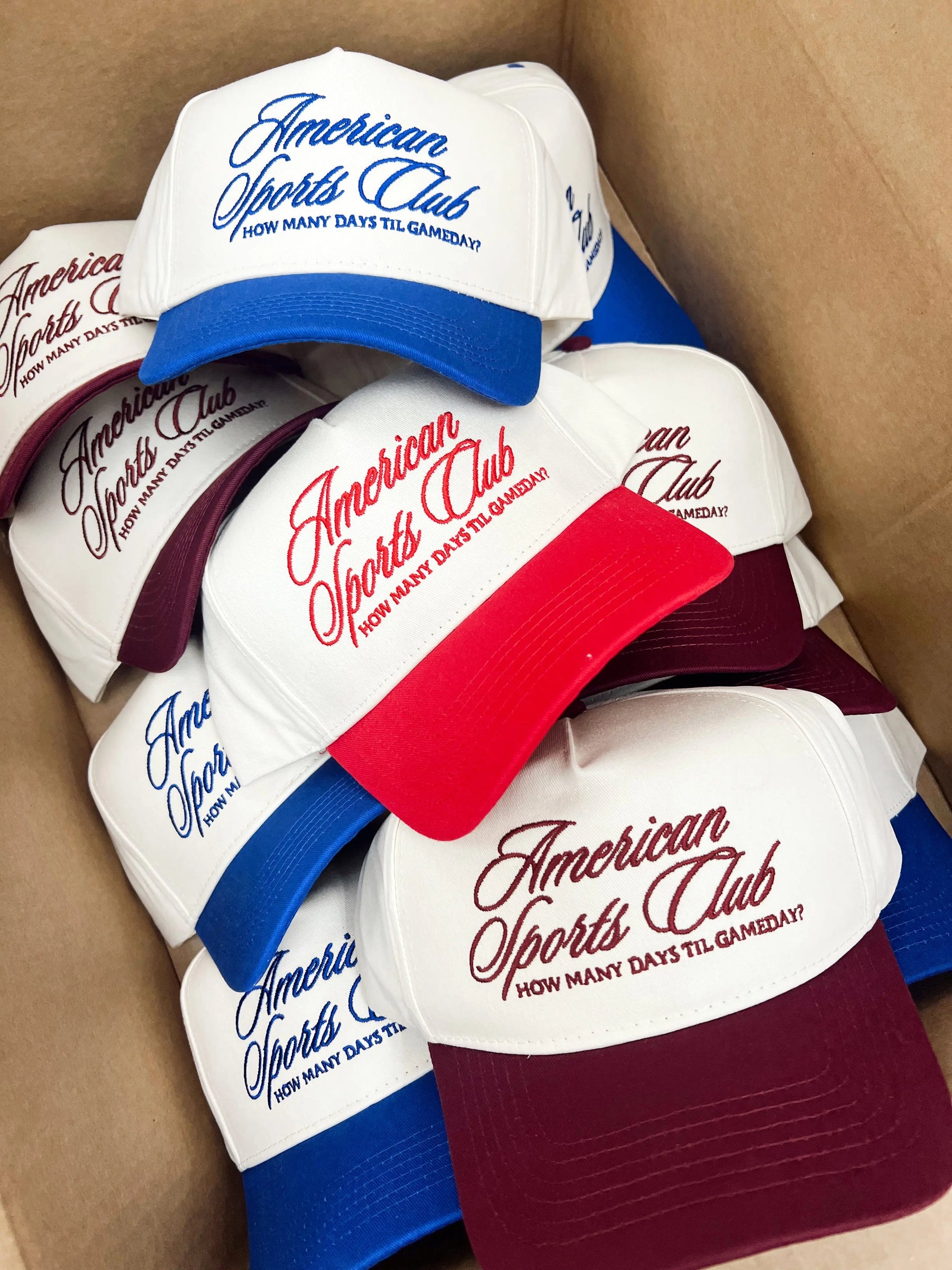 American Sports Club Vintage Trucker Hat KenzKustomz