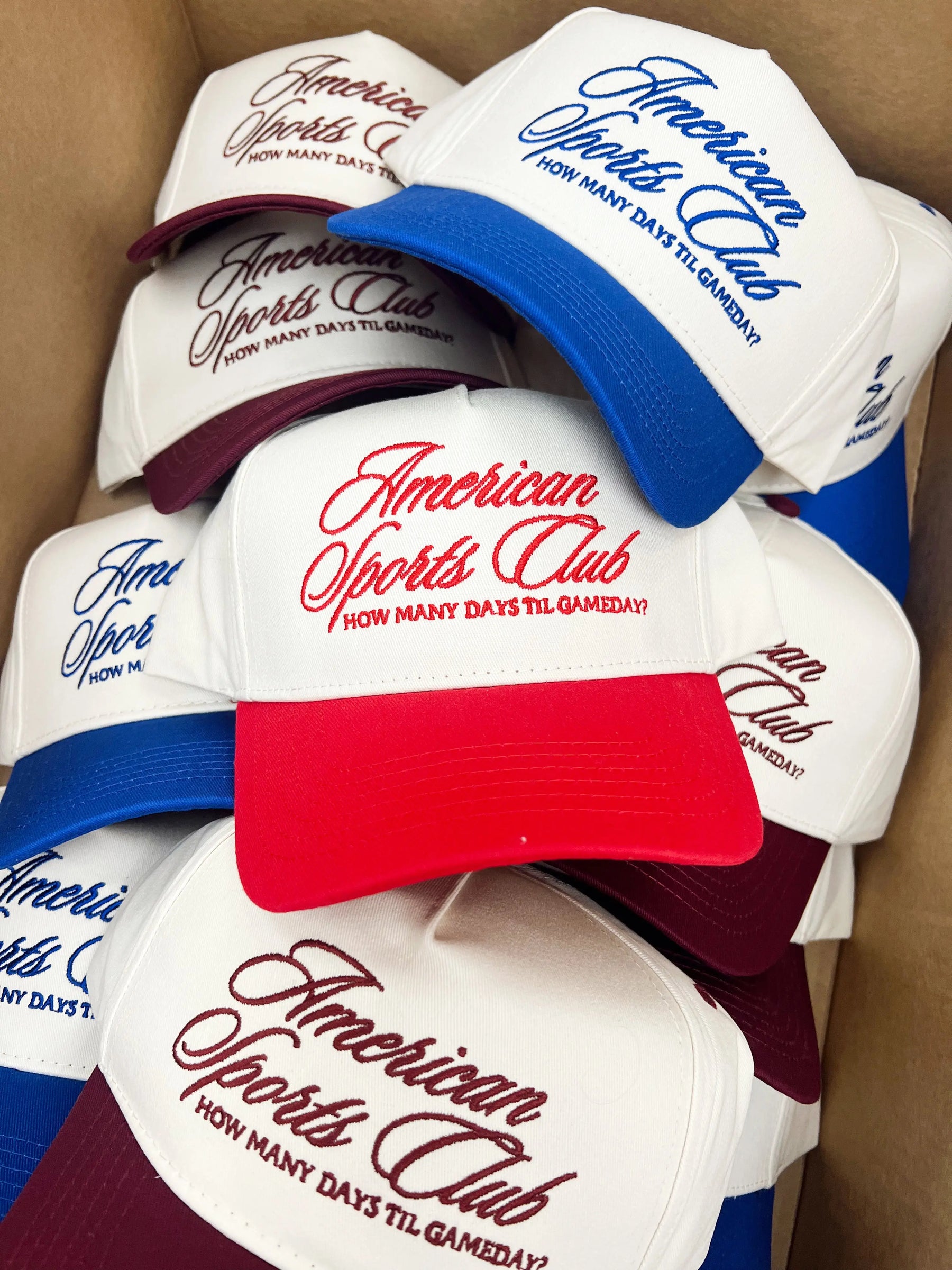 American Sports Club Vintage Trucker Hat KenzKustomz