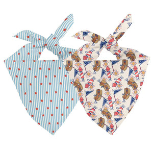 American Summer Dog Bandana Dog Bandana Co.