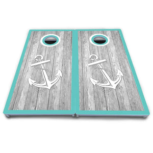 Anchor & Compass Cornhole Boards - All Weather Series by Cornhole Solutions, custom cornhole board detail photo 5