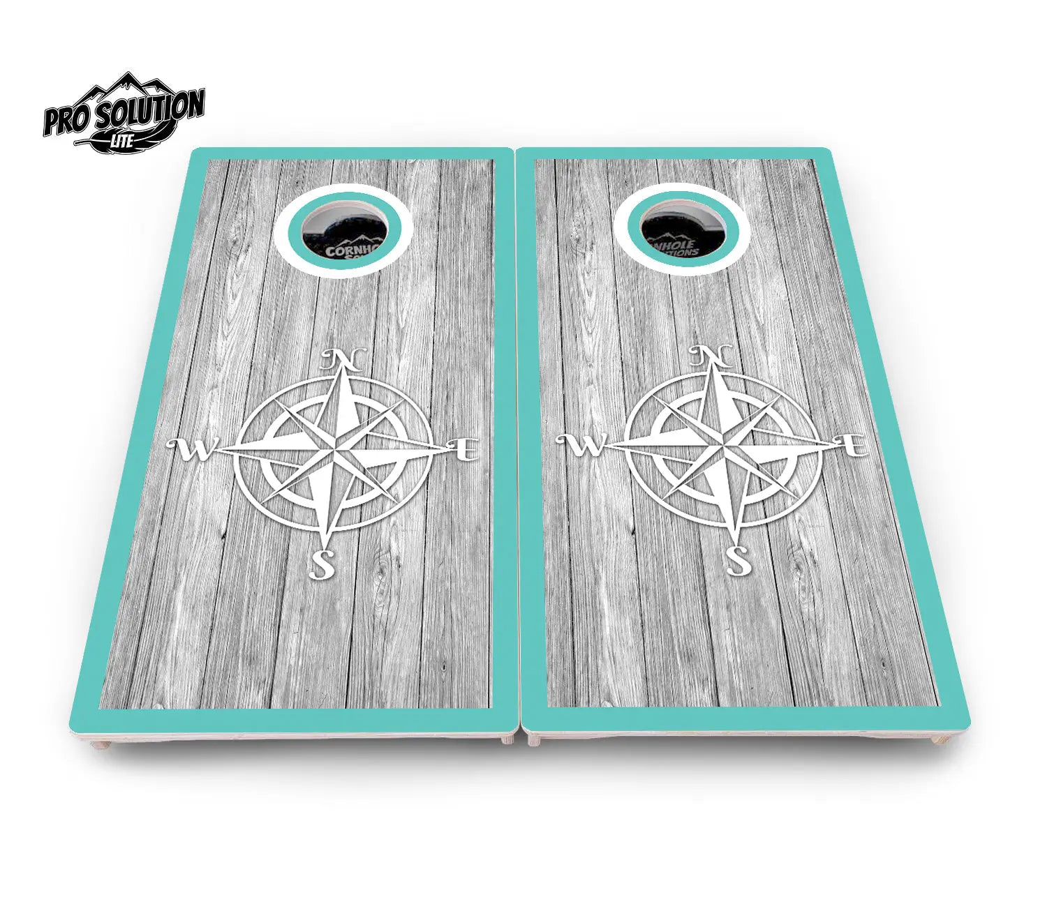 Anchor & Compass Cornhole Boards - Pro Solution Lite Series by Cornhole Solutions, custom cornhole board detail photo 10