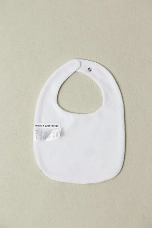 And They All Asked for You Organic Cotton Zoo Bib by Nola Tawk, children's boutique clothing detail photo 2