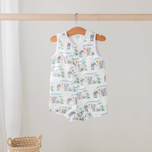 And They All Asked for You Organic Muslin Shortall by Nola Tawk, children's boutique clothing main product photo