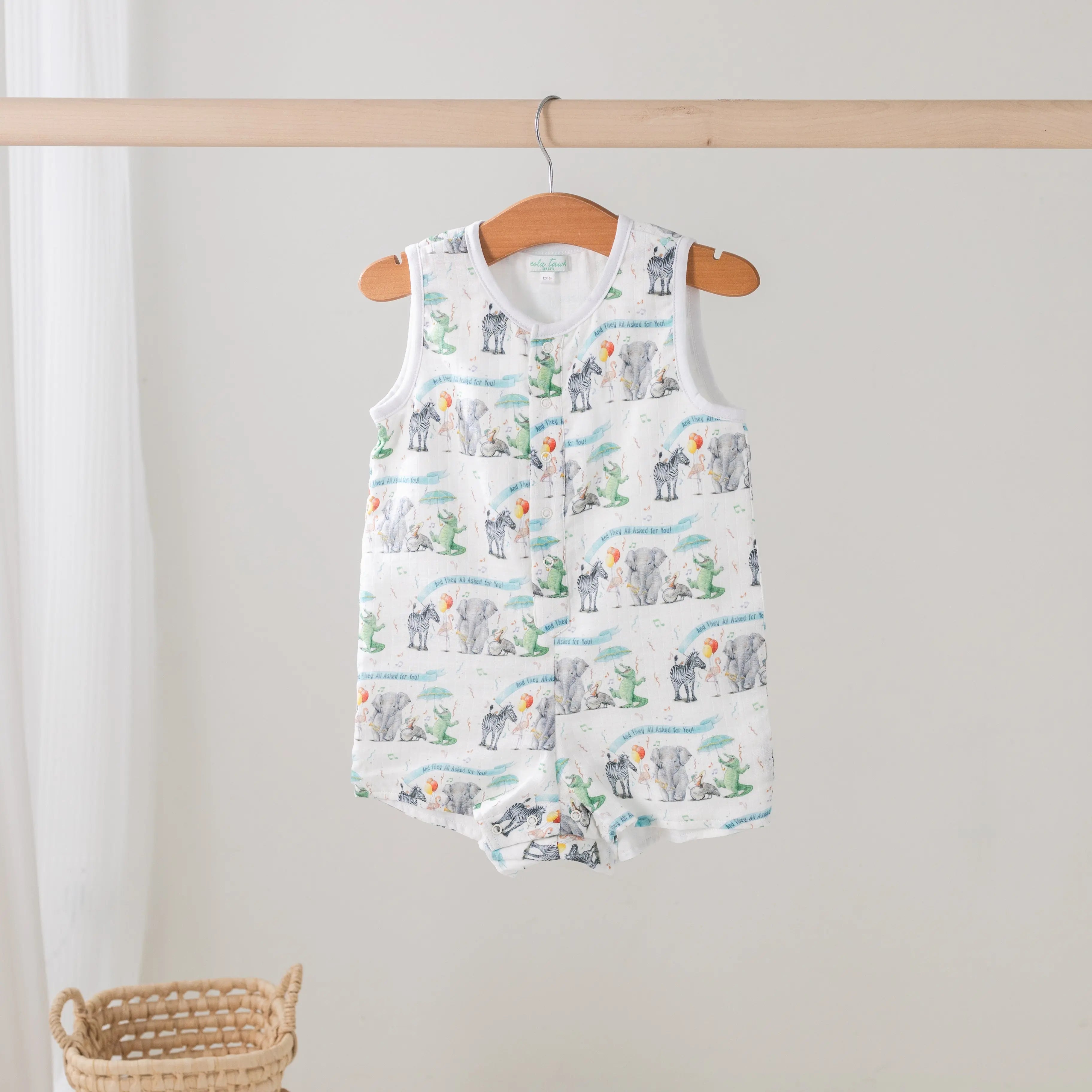 And They All Asked for You Organic Muslin Shortall Nola Tawk