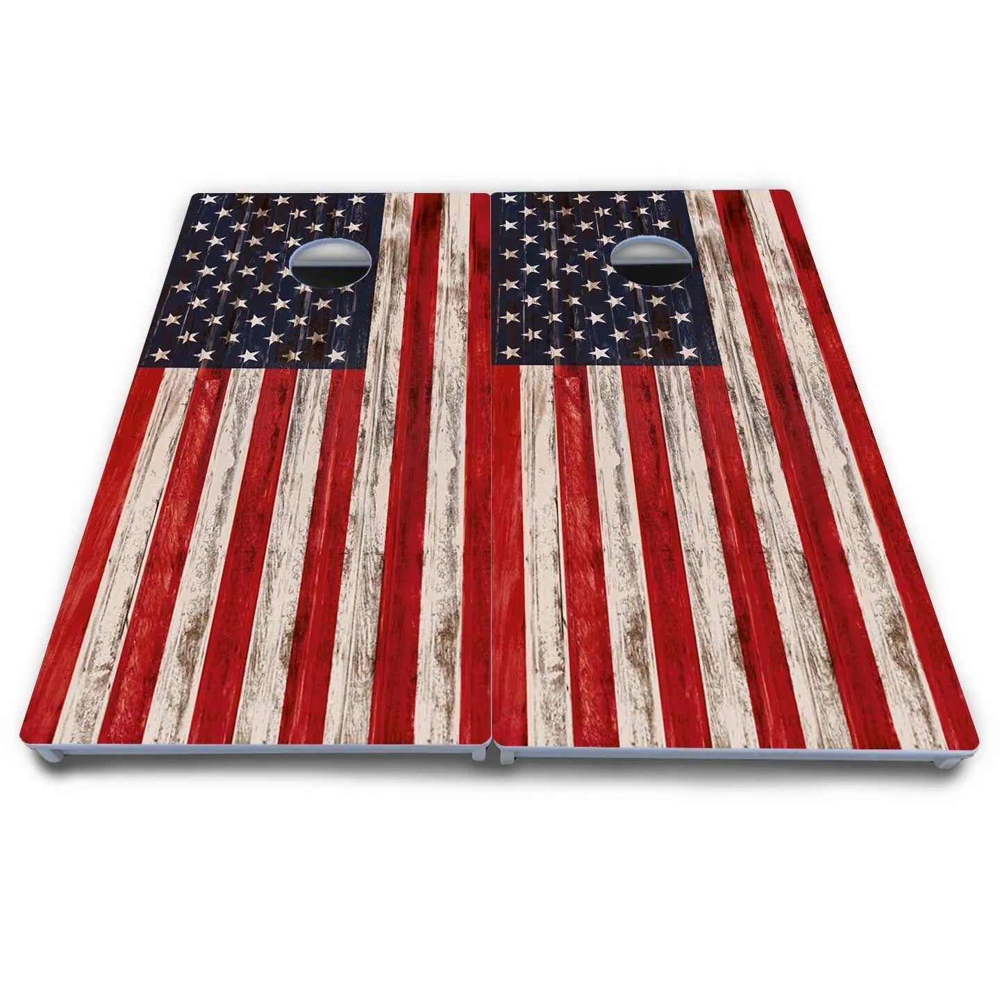 Antique Flag Cornhole Boards - All Weather Series by Cornhole Solutions, custom cornhole board detail photo 4