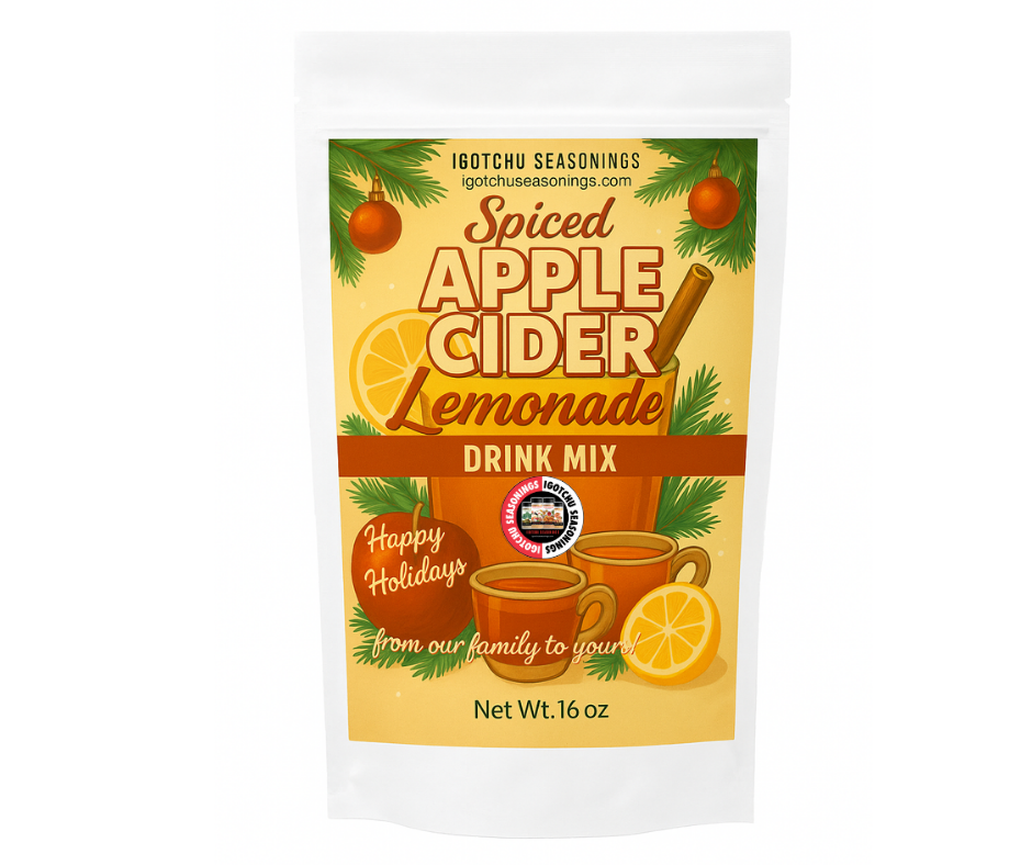 Exclusive Limited Edition Spiced Apple Cider Lemonade by Igotchu Seasonings, Southern food gift main product photo