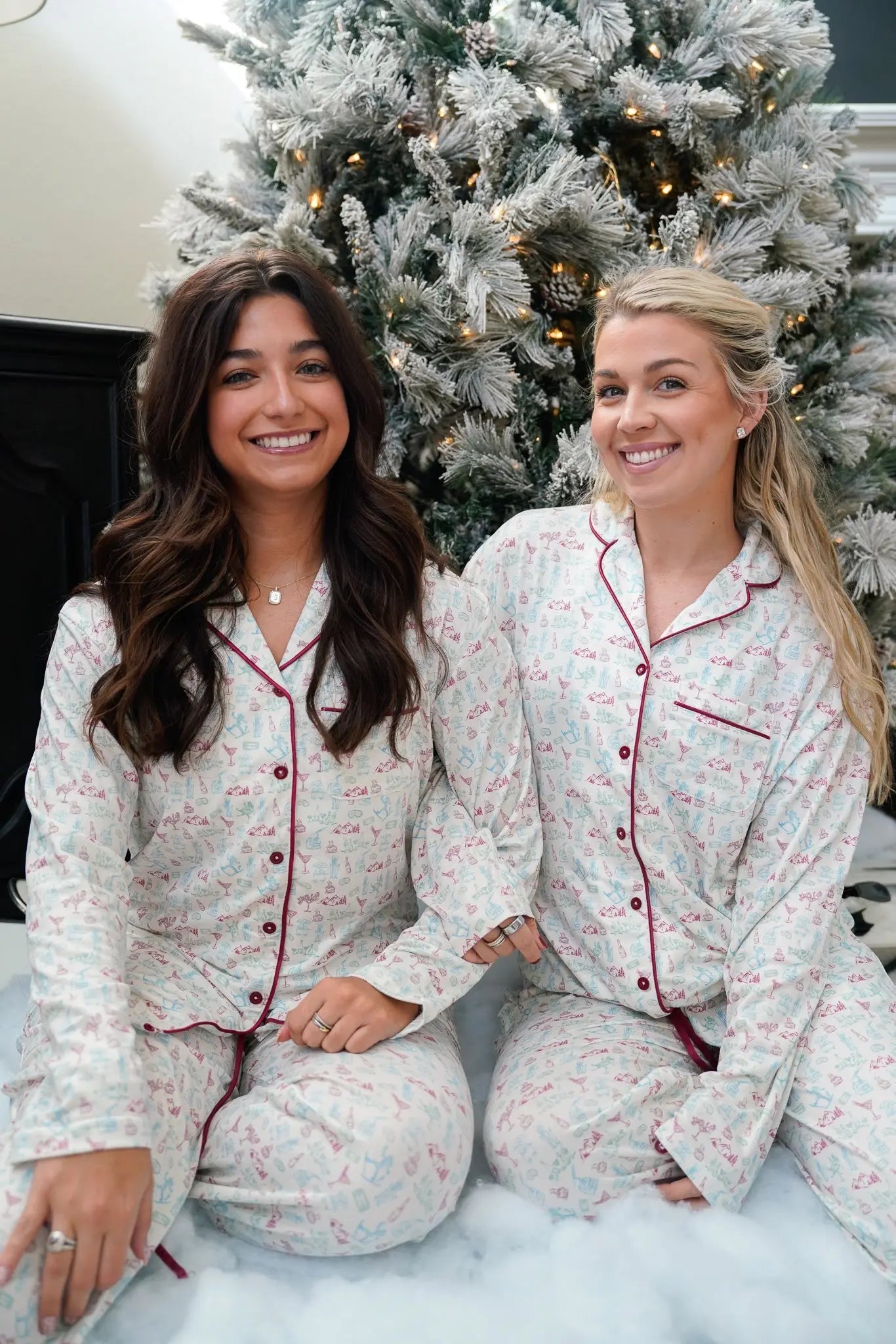 Apres Ski - Long Pajama Set by KenzKustomz, Southern food gift detail photo 2
