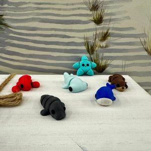 Aquatic Adventures Part 2 Mini Fidget Bundle | 3D Printed Ocean Toys by Mushroom Lady Co, paper gift detail photo 3