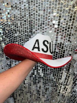 Arkansas State University Hat by Rhinestone Cowgirl, Southern lifestyle apparel detail photo 3